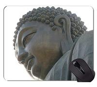 YENDOSTEEN Tappetino per Mouse Personalizzato, Pad del Mouse in Gomma dell'anima del Buddha di Hong Kong