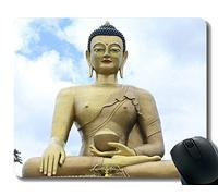 YENDOSTEEN Tappetino per Mouse Personalizzato, Wanfa è Nato, Tutti Sono Destino, tappetini per Mouse Buddha