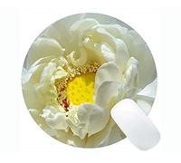 YENDOSTEEN Tappetino per Mouse Rotondo colorato Lotus Round Antiscivolo - Tappetini per Mouse Rotondi Personalizzati da Gioco rettangolo Lotus