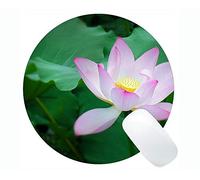 YENDOSTEEN Tappetino per Mouse Rotondo con Gioco in Gomma Antiscivolo in Lotus Board - Tappetini per Mouse Rotondi Lotus