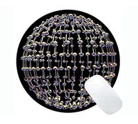 YENDOSTEEN Tappetino per Mouse Rotondo di genetica di astrazione Chimica di Scienza, Tappetino per Mouse Rotondo per Ufficio