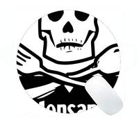 YENDOSTEEN Tappetino per Mouse Rotondo di Gioco di Sketch Doodle di Oggetti scientifici, Tappetino per Mouse Rotondo Office Monsanto