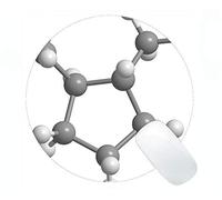 YENDOSTEEN Tappetino per Mouse Rotondo Math di Geometria Chimica per la Scienza Tappetino per Mouse Personalizzato per Base Non gommosa Etilmetilciclopentano