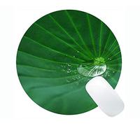 YENDOSTEEN Tappetino per Mouse Rotondo per Giocare a Serenity Lotus Flowers - Tappetino per Mouse Rotondo con Bordo Cucito