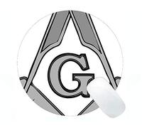 YENDOSTEEN Tappetino per Mouse Rotondo Serie Leopard Personalizzata Personalizzata, Tappetino per Mouse Tondo Brother Luminoso con Bordo Cucito