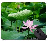 YENDOSTEEN Tappetino per Mouse Serenity Lotus Flowers Personalizzato - Tappetini per Mouse da Gioco Personalizzati rettangolo Lotus