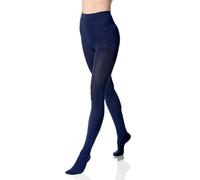 Yenita - Collant da donna in cotone caldo (40-42, blu marino)