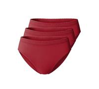 Yenita Confezione da 3 slip da donna in microfibra, senza cuciture, slip, Claret rosso, Large-X-Large