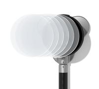 YENOVO 6 pellicole protettive in vetro temperato compatibili con stetoscopio digitale Eko Core 500, durezza 2,5D, 9H, senza bolle, antigraffio, anti-impronte