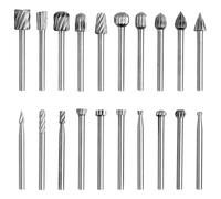 Yenvory Set di 20 Frese Rotanti 3mm (1/8") - Accessori per Intaglio Legno, Scultura, Incisione e Fai da Te - Compatibili con Utensili Rotativi Multifunzione