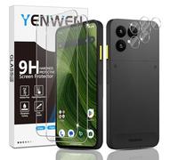 Yenwen Pellicola proteggi schermo per Fairphone 6 5G, confezione da 2 pezzi in vetro temperato con 2 protezioni per fotocamera, durezza 9H, pellicola protettiva in vetro trasparente HD