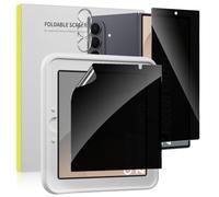 Yenwen Pellicola protettiva per Samsung Galaxy Z Fold 8 Ultra/Fold 7 | con Auto Align Frame, 1 Privacy Interno Flessibile TPU Film+1 Anteriore Anti-Spy Vetro Temperato+1 Protezione Obiettivo
