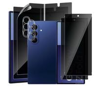 Yenwen Privacy Pellicola per Samsung Galaxy Z Fold 7 / Fold7 5G, 2 Pezzi Privacy Vetro Temperato + 2 Flessibile Anti-spy Protezione + 2 Fotocamera Pellicola, Antigraffio, Durezza 9H