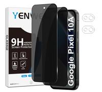 Yenwen Privacy Pellicola Protettiva per Google Pixel 10a 5G Protezione, 2 Pezzi Anti-spy Vetro Temperato + 2 Pezzi Pellicola Fotocamera, Antigraffio, Durezza 9H, Senza Bolle