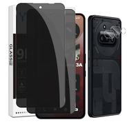 Yenwen Privacy Pellicola Protettiva per Nothing Phone 3a Protezione, 2 Pezzi Anti-spy Vetro Temperato + 2 Pezzi Pellicola Fotocamera, Antigraffio, Durezza 9H, Senza Bolle