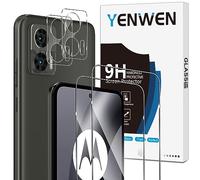 Yenwen Vetro Temperato Compatibile con Motorola Moto Edge 30 Neo, 2 Pezzi Vetro Temperato Pellicola Protettiva + 2 Pezzi Pellicola Fotocamera, Antigraffio, Durezza 9H, Senza Bolle