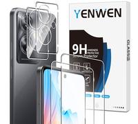 Yenwen Vetro Temperato Compatibile con OPPO A79 5G, 2 Pezzi Vetro Temperato Pellicola Protettiva + 2 Pezzi Pellicola Fotocamera, Antigraffio, Durezza 9H, Senza Bolle