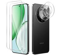 Yenwen Vetro Temperato per Honor Magic 8 Lite 5G, 2 Pezzi Glass Pellicola Protettiva + 2 Pezzi Pellicola Fotocamera Protezione per Honor Magic8 Lite, Anti Graffio, Anti-Impronte, Senza Bolle