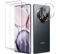 Yenwen Vetro Temperato per Honor Magic7 Lite, 2 Pezzi Glass Pellicola Protettiva + 2 Pezzi Pellicola Fotocamera Protezione, Anti Graffio, Anti-Impronte, Senza Bolle, Ultra Trasparente