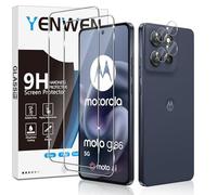 Yenwen Vetro Temperato per Motorola Moto G86 5G Protezione, 2 Pezzi Vetro Temperato Pellicola Protettiva + 2 Pezzi Pellicola Fotocamera, Antigraffio, Durezza 9H, Senza Bolle