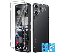 Yenwen Vetro Temperato per Nothing CMF Phone 2 Pro, 2 Pezzi Glass Pellicola Protettiva + 2 Pezzi Pellicola Fotocamera Protezione, Anti Graffio, Anti-Impronte, Senza Bolle, 0,33mm Ultra Trasparente