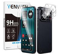Yenwen Vetro Temperato per Nothing Phone 4a Pro, 2 Pezzi Glass Pellicola Protettiva + 2 Pezzi Pellicola Fotocamera Protezione, Senza Bolle, 0,33mm Ultra Trasparente