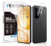 Yenwen Vetro Temperato per VIVO X200 Fe Protezione, 2 Pezzi Vetro Temperato Pellicola Protettiva + 2 Pezzi Pellicola Fotocamera, Antigraffio, Durezza 9H Glass, Senza Bolle