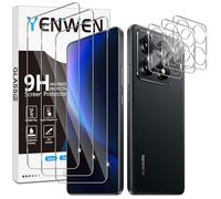 Yenwen Vetro Temperato per Xiaomi 15T Pro 5G Protezione, 3 Pezzi Vetro Temperato Pellicola Protettiva + 3 Pezzi Pellicola Fotocamera per Mi 15T Pro 5G, Antigraffio, Durezza 9H, Senza Bolle