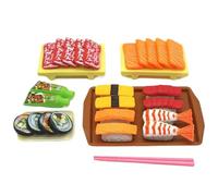 Yeory 1 Set Gioca a Cibo, Simulazione Sushi Play Food Pretend Kids Kitches Playset Plastic Ruolo Giocatto educativo per Bambini di età di 3+, Giocattolo di Sushi