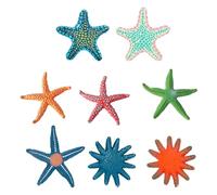 Yeory 16 Pezzi Giocattoli in Piscina, Stella Marina della Simulazione Morbida, Giocattolo da Nuoto colorato per Bambini, Giocattoli per Animali marini