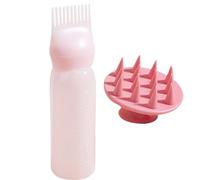 Yeory BOOK COMPICATORE COMPIO ROOT,bottiglie di applicatore con olio per capelli con spazzola per massaggiatore del cuoio capelluto,pennello applicatore tintura per capelli,bottiglie di spremitura