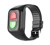 Yeory Braccialetto SOS Tracciamento GPS Bracciale Posizione di Emergenza Chiamata Bracciale Fitness Orologio Bracciale di Emergenza per Gli Anziani Bambini Nero