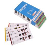 Yeory Grafico degli accordi per Pianoforte, Grafico degli accordi per Pianoforte e 120 schede Flash Flash, flashcard di nella Confezione Regalo
