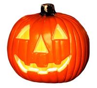 Yeory Halween Pumpkin Lights 8 '' Plasticpkin Lantern Spooky Decor Decorazioni a Batteria Alimentato I centrotavola per Decorazioni per Feste di Halloween, Lanterna
