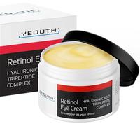 YEOUTH Crema Occhi Retinolo con Acido Ialuronico e Tripeptidi, Retinol Eye Cream Rassodante per le Borse Sotto Gli Occhi, Rughe e le Occhiaie 30ml