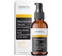 YEOUTH Niacinamide Siero Viso 10% Con Acido Ialuronico e Aloe Vera, Siero Niacinamide Viso Idratante B3, Migliora Aspetto Della Pelle Uniformemente Tonica 60ml