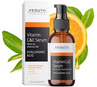YEOUTH Suero Diurno de Vitamina C con Acido Hialurónico, Vitamina E, Antienvejecimiento, Antiarrugas 60 ml