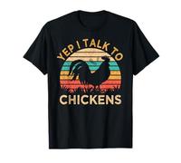 Yep I Talk To Chickens, divertente regalo vintage per allevatori di polli Maglietta