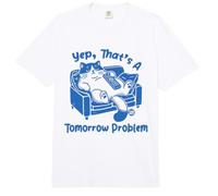 Yep That's A Tomorrow Problem Cat Comfort Colors Adult Heavyweight T-Shirt