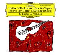 Yepes/Navarro/London Symphony Orchestra - Villa-Lobos: Guitar Con 12 Etudes For Guitar