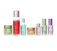 Yepoda The Full Glow Set, set di skincare da 7 pezzi con detergenti, tonico, siero, maschera e creme, skincare coreana vegana, testata e approvata per tutti i tipi di pelle