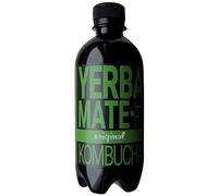 Yerba Mate Kombucha Tè Originale 400 ml Pilz Drink | Bevanda 100% Fermentata Naturalmente - Tè Verde con Coltura di Kombucha dal Vivo