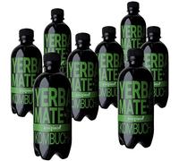 Yerba Mate Kombucha Tè Originale Kit Pilz Drink | Bevanda 100% Fermentata Naturalmente - 8 Bottiglie 400 ml | Tè Verde con Coltura di Kombucha dal Vivo