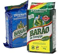 Yerba Mate Set da Tè Barao Chimarrao: De Cotegipe Nativa 1 kg + Moida Grossa 0,5 kg | Bevanda disintossicante ed energetica