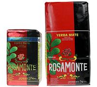 Yerba Mate - Set da tè Rosamonte Tradizionale 1 kg + Rosamonte Especial 0,5 kg | Mate Tee dall'Argentina | Tè Mate-Tè composto da foglie di matea, fette e foglie finemente macinate