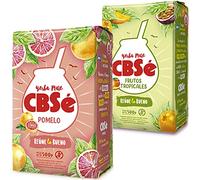 Yerba Mate Tè Set: CBSé Frutos Tropicales 500g + CBSé Il Pompelmo 500g + Campione Regalo (40g) |Ricco di antiossidanti e vitamine, senza zucchero | Argentina