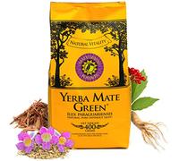 Yerba Mate Verde 'Potente' 400g | Tè mate brasiliano con corteccia di catuaba, radice di ginseng siberiano, corteccia di lapacho e muira puama | Ingredienti naturali | Foglie di mate verde sfuse