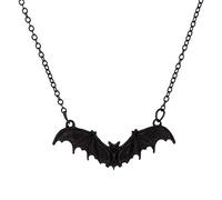 Yerdos Gothic Punk Halloween collana di pipistrelli retrò maschile per le donne tendenza della personalità gioielli a catena di maglioni Punk sul collo