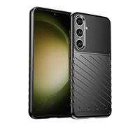 Yerebel Custodia per Galaxy S24 Plus, per Samsung S24+ 5G SM-S926B, robusta serie di scudi, cover in TPU anti-goccia, antiurto, per Samsung Galaxy S24+5G, nero