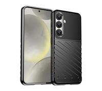 Yerebel Custodia per Galaxy S25 Plus, per Samsung S25+5G, robusta serie di scudi, in TPU, anti-goccia, antiurto, custodia protettiva per Samsung Galaxy S25+, colore nero